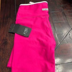 5 biker shorts- NWT